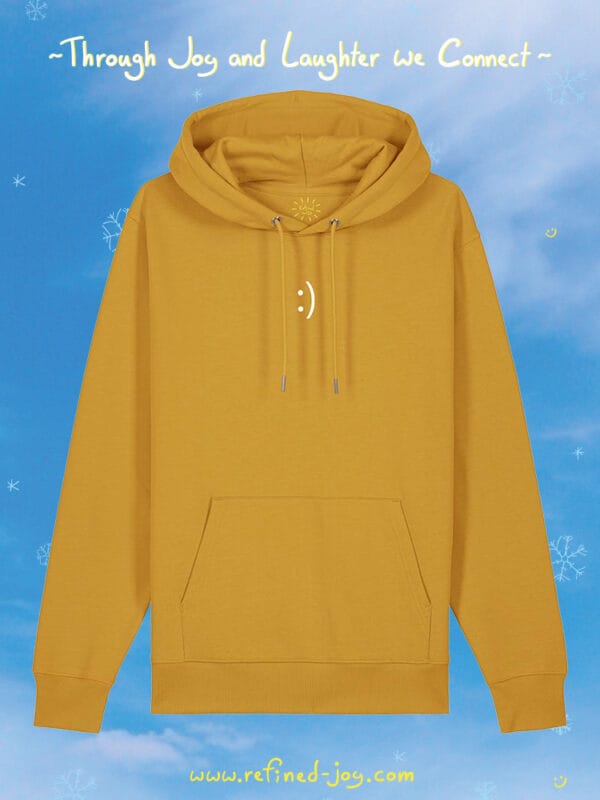Smiling Hoodie - Ochre - Refined Joy