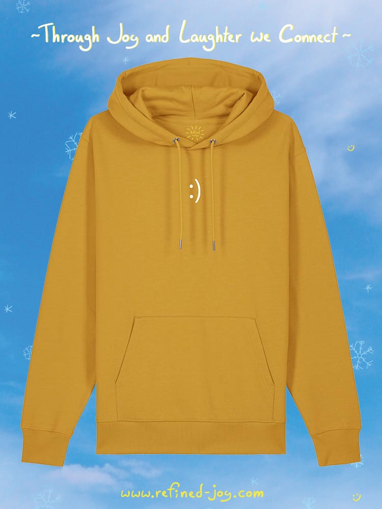 Smiling Hoodie - Ochre - Refined Joy Smiling Hoodie - Ochre - Refined Joy