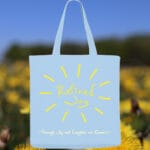 Joyous Tote Bag of Refined Joy - Medium - Soul Blue