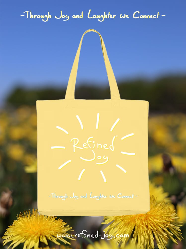 Joyous Tote Bag of Refined Joy - Medium - Viva Yellow
