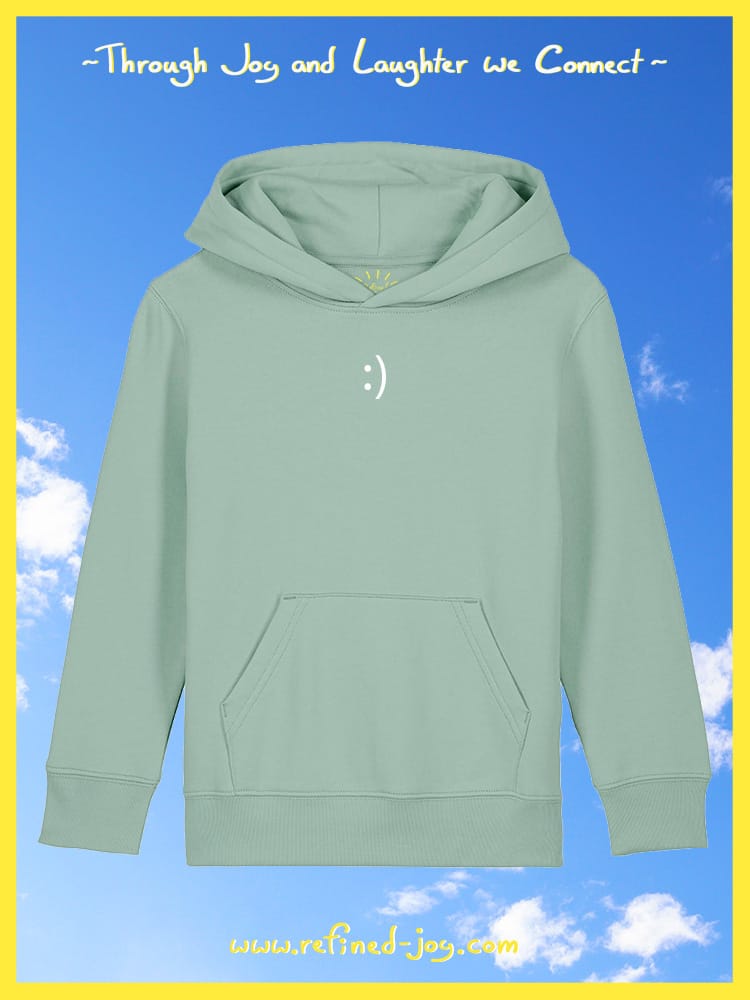 Smiling Hoodie Kids - Costum Order - Front - Refined Joy