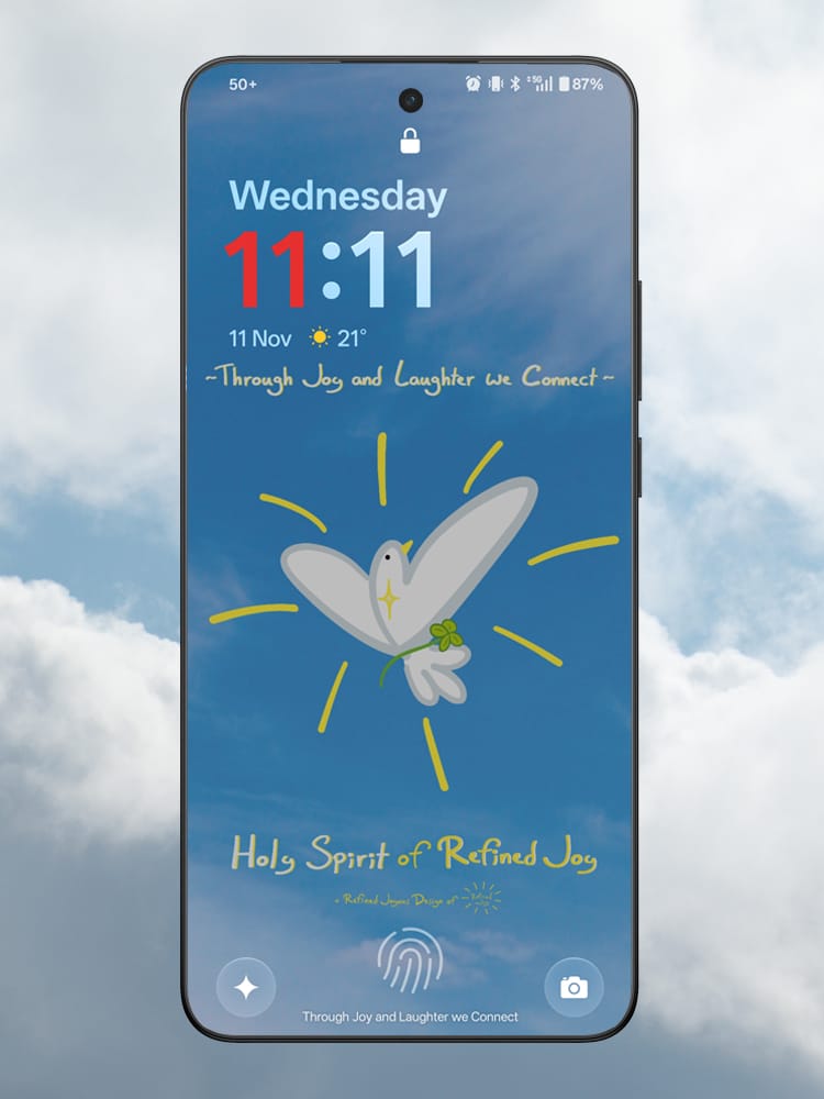 Holy Spirit of Refined Joy - Wallpaper Phone Holy Spirit of Refined Joy - Wallpaper Phone